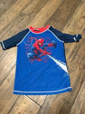 Spider-Man Navy & Red Kids Rash Guard